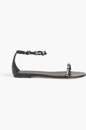 Isabel Marant Bijoux embellished leather sandals - - EU 37