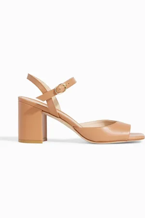 Stuart Weitzman Tia 75 leather sandals - Brown - EU 37.5