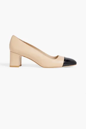 Stuart Weitzman Milla smooth and patent-leather pumps - - EU 37.5