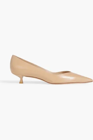 Stuart Weitzman Eva 35 leather pumps - Neutral - EU 40.5