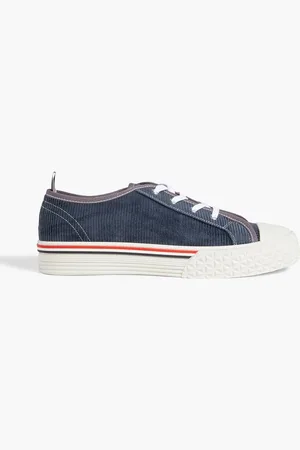 Thom Browne Collegiate corduroy sneakers - Blue - US 7