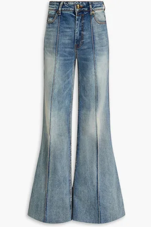 【ZIMMERMANN】 ワイドレッグジーンズ ZIMMERMANN ZIMMERMANN Baggy & Wide-Leg Jeans - Women | FASHIOLA.com