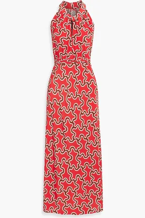 【DIANE von FURSTENBERG】エリアナ プリント マキシドレス 70726f647563742f32303234303331