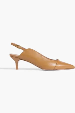 MALONE SOULIERS Marion 45 leather slingback pumps - Brown - EU 39