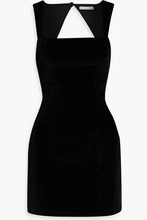 ALICE+OLIVIA Alice Olivia - Keria cotton-blend velvet mini dress - - US 12