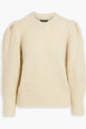 Isabel Marant Emma mohair-blend sweater - Neutral - FR 38