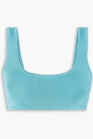 Calle Del Mar Stretch-knit bralette - Blue - L