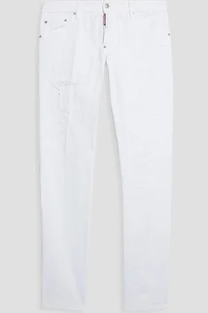 Dsquared2 Skinny-fit distressed denim jeans - - IT 44
