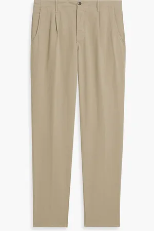 SLOWEAR Incotex tapered stretch-cotton chinos - Neutral - 31