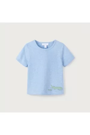 The White Company Boys T-shirts - Crocodile T-Shirt (0–18mths), , 0-3M