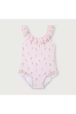 The White Company Girls Swimsuits - Recycled-Nylon Flower Swimsuit (18mths–6yrs), , 1 1/2 - 2Y