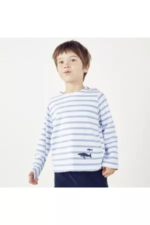 The White Company Boys Tops - Whale Stripe Top (18mths–6yrs), , 1 1/2 - 2Y