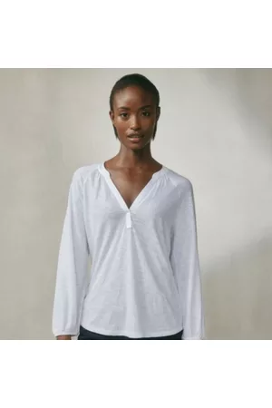 The White Company Women Shirts - Jersey Pop-Over Shirt, , 6
