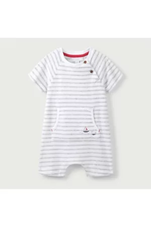 The White Company Baby Rompers - Baby Stripe Terry Romper (0–24mths), , 1-1 1/2Y