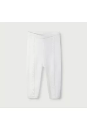 The White Company Baby Leggings - Cable-Knit Organic-Cotton Leggings (0–24mths), , 0-3M