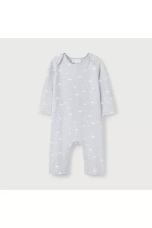The White Company Sleepsuits - Cloud and Star Envelope Neck Sleepsuit (0–24mths), , 1 1/2 - 2Y