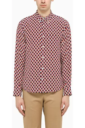 VALENTINO Silk shirt with Veehive print