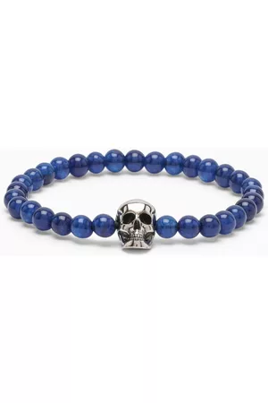 Alexander McQueen Skull bracelet with pearls