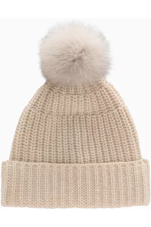 SWD by S.w.o.r.d. Ivory-coloured knitted beanie