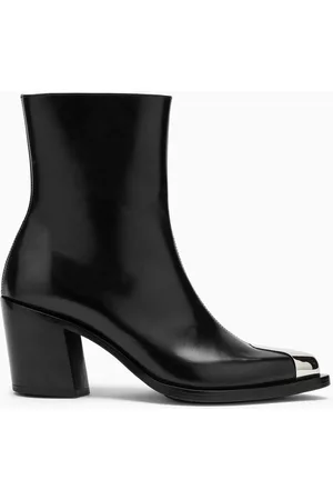 Alexander McQueen Leather Punk ankle boots