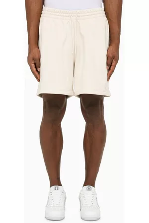 adidas Adicolor Trefoil bermuda shorts in ivory-coloured cotton
