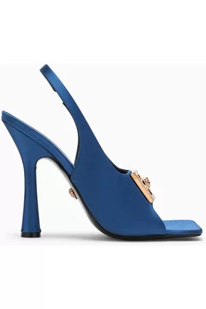 VERSACE Women Sandals - High Medusa satin sandals