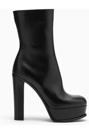 Alexander McQueen Leather ankle boots with platform
