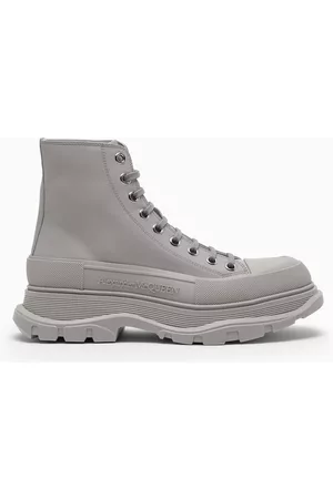 Alexander McQueen Women Boots - Leather Tread Slick boots