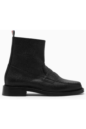 Thom Browne Grained leather ankle boots