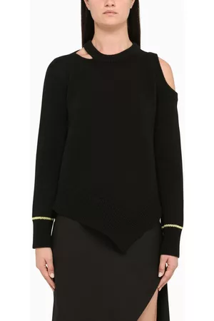 Alexander McQueen Cut-out asymmetric pullover