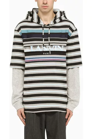 Lanvin Striped sweatshirt with logo