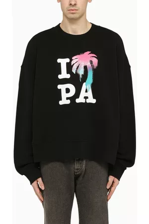 Palm Angels I Love Pa crewneck sweatshirt with print