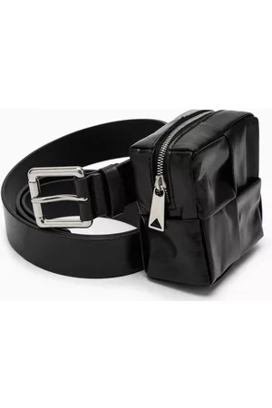 Bottega Veneta Men Belts - Cassette leather belt