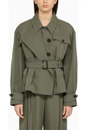 Alexander McQueen Belted short jacket military
