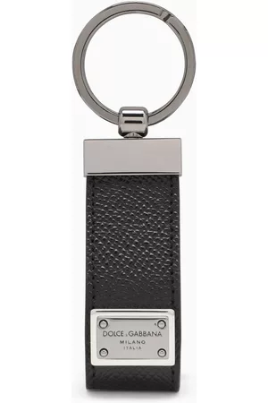 Dolce & Gabbana Leather logoed keyring