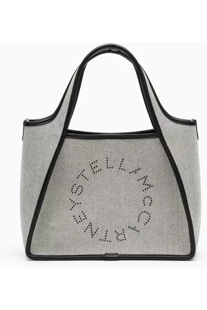 Stella McCartney And white Stella Logo canvas bag