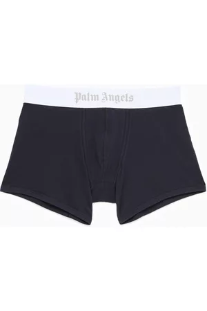 Palm Angels Navy cotton boxer shorts
