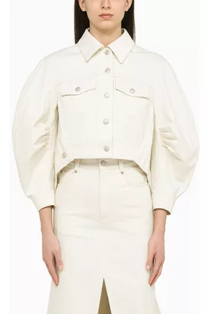 Alexander McQueen Ivory denim jacket