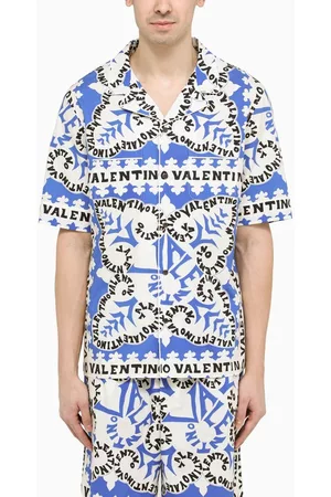VALENTINO Printed multicolor cotton shirt