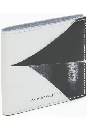 Alexander McQueen /White gradient bi-fold wallet