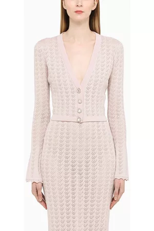 Alessandra Rich Short perforated cardigan