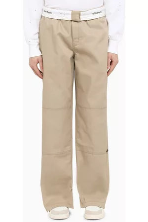 Palm Angels Men Chinos - Baggy chino trousers