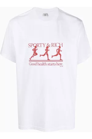 Sporty & Rich Runner-print t-shirt