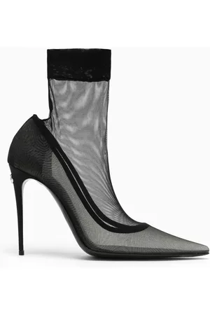 Dolce & Gabbana Stretch tulle ankle boot