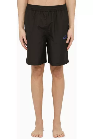 Off-White Off AO Swimshorts - Male - Polyester - Xs - Blue