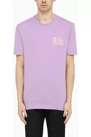 Dsquared2 Men T-shirts - Lavender regular T-shirt