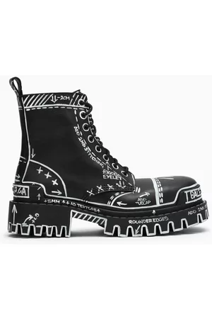 Balenciaga Women Ankle Boots - Strike ankle boot with designs