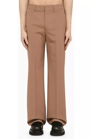 VALENTINO Camel-coloured wool trousers