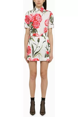 Dolce & Gabbana Women Printed Dresses - Floral print short jumpsuit