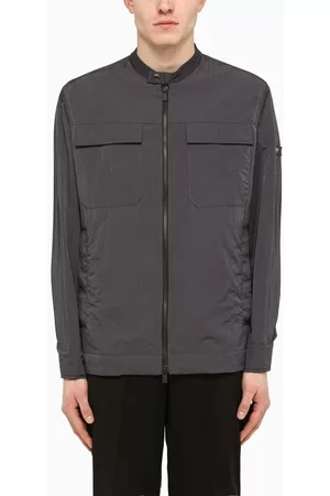 TATRAS Men Jackets - Lightweight navy nylon jacket